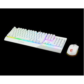 MSI Vigor GK30 White Gaming Keyboard + Mouse