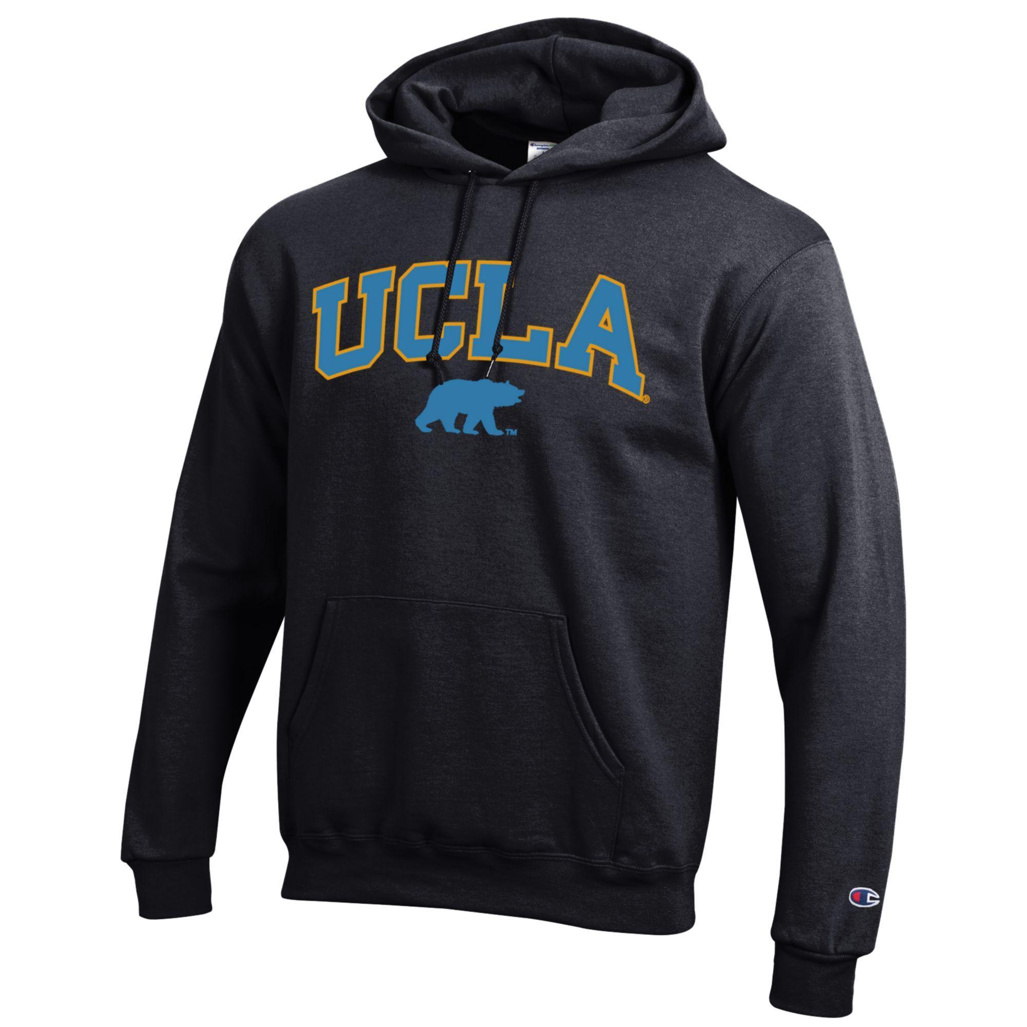 UCLA Arch Block Over Walking Bear Hooded Sweatshirt