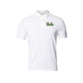 UCLA Evolution Short-Sleeve Polo - White