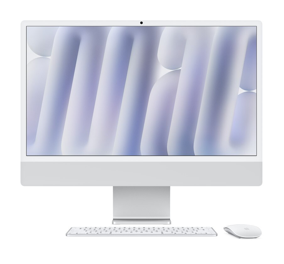 Apple iMac M4 10コア シルバー Nano-texture 24-inch iMac M4 Nano Texture Glass Display 10 CPU/10 GPU 16GB