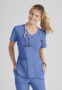 Women's Modern Fit V-Neck Scrub Top