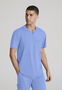 Men's Athletic Fit Scrub Top