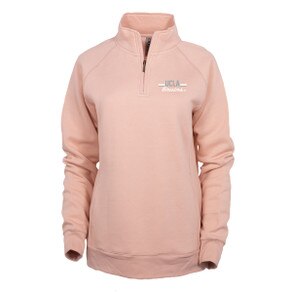 Women's Left Chest Bruins 1/4 Sweat