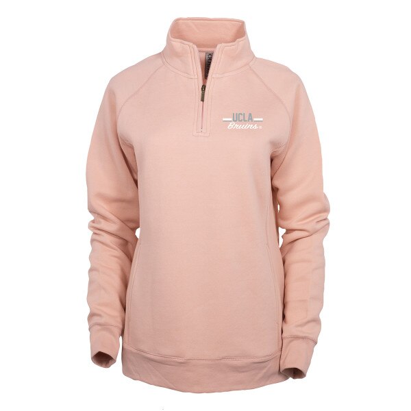 Women's Left Chest Bruins 1/4 Sweat