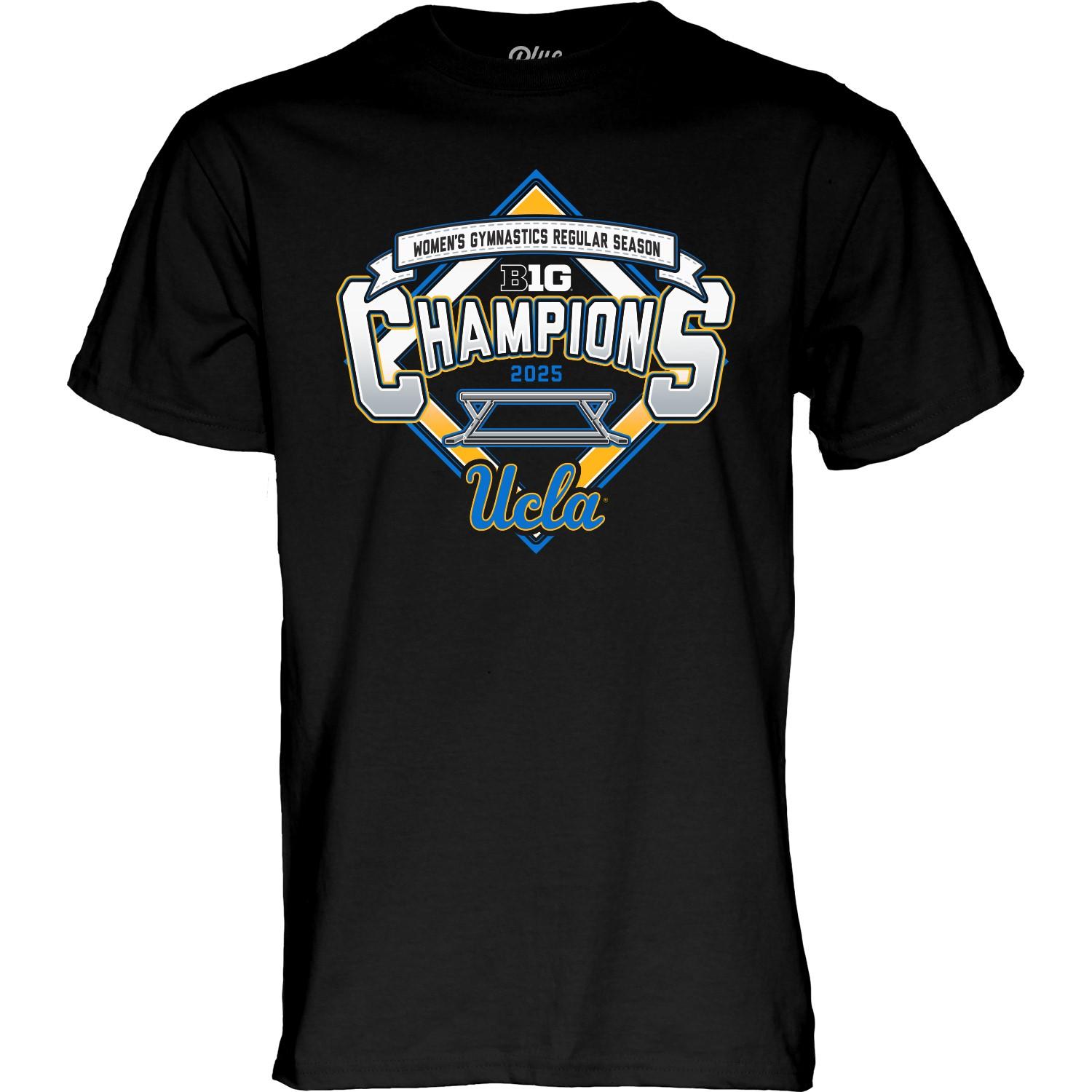UCLA 2025 Women's Gymnastics Big Ten Champions T-Shirt