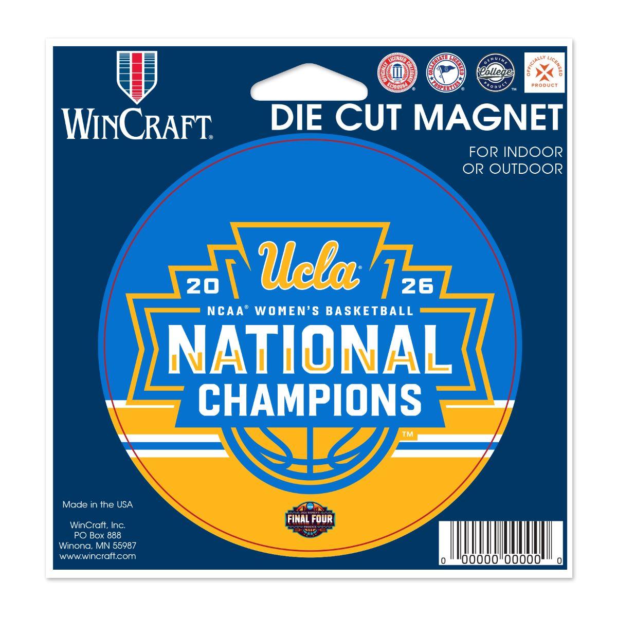 UCLA Bruins 2026 NCAA Women's Basketball Champions Magnet | UCLA Store