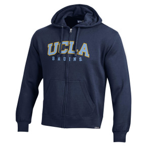 UCLA Block and Bruins Full Zip Hooded Sweatshirt
