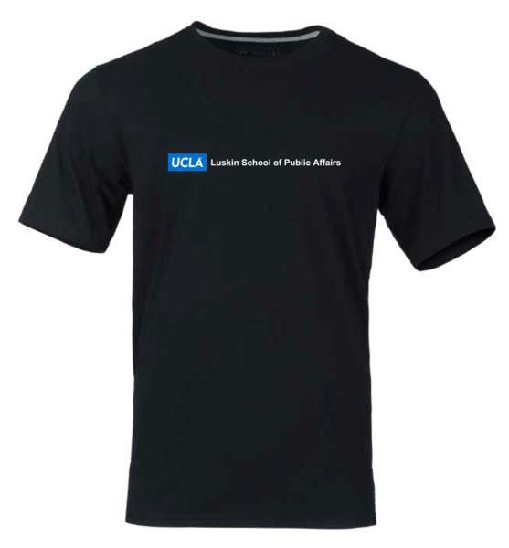 UCLA Luskin Logo Tee Black
