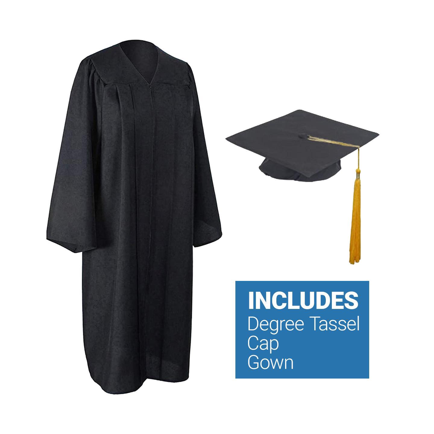 Cap, gown, tassel, & NU stole | Northwestern University - Evanston