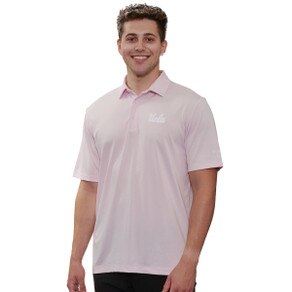 UCLA Script Drive Polo Pink