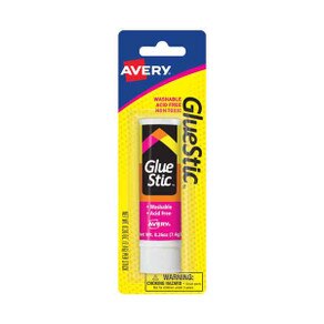 Permanent Glue Stic, 0.26 oz - Whit