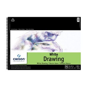 Artist Series Pure White Drawing Pads, 18" x 24" - 24 Shts./Pad