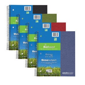 Biobase 3 Subject Spiral Notebook