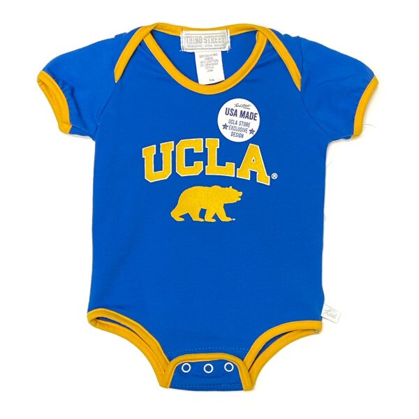 UCLA Infant Arch Over Bear Romper