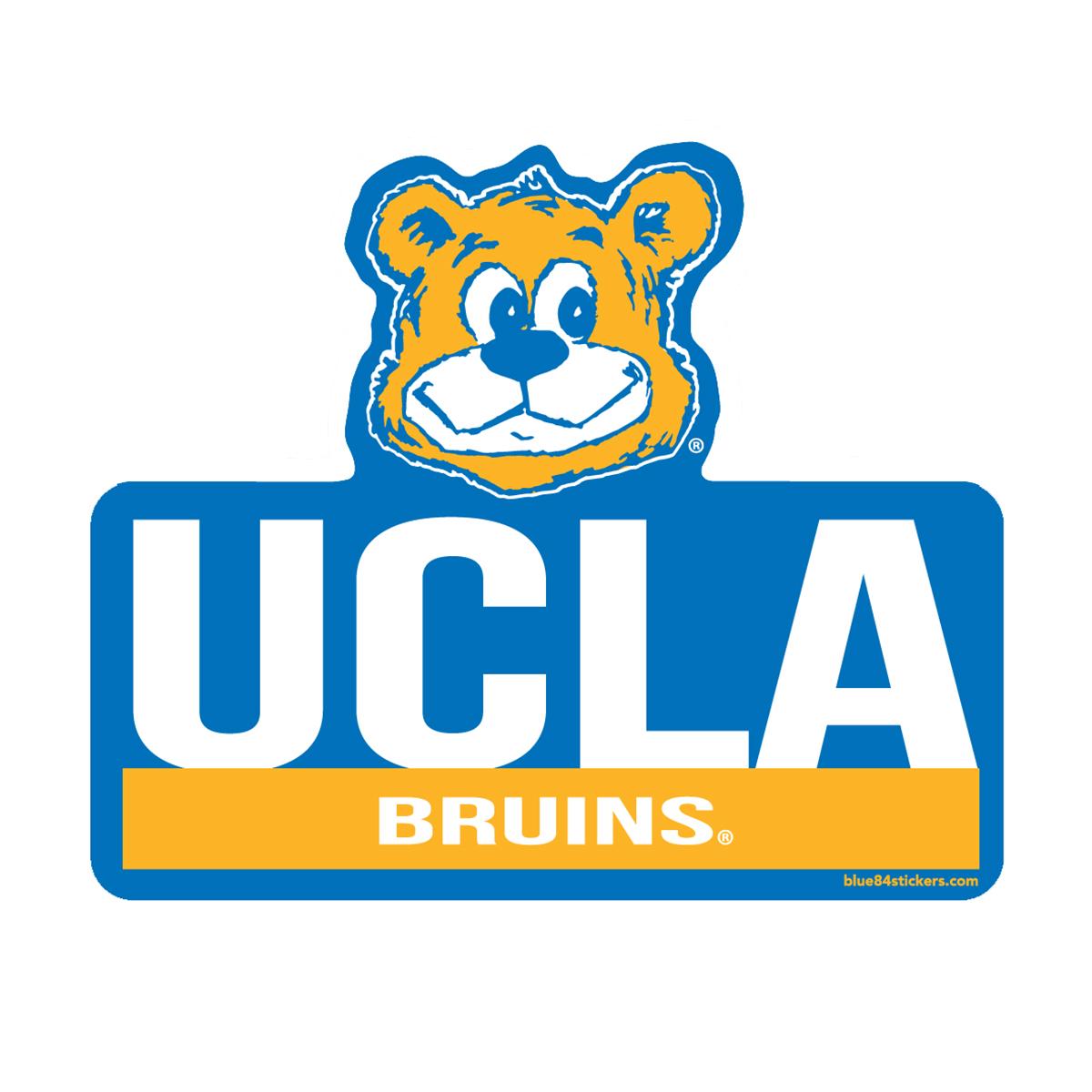 UCLA Retro Joe On The Block Sticker UCLA Store