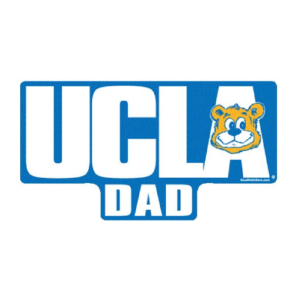 UCLA Dad Retro Joe Sticker