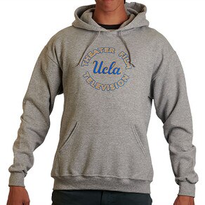 E5 Sport Ucla Fleece Hoodie Sweatshirt Bear Logo Nvy - 28514