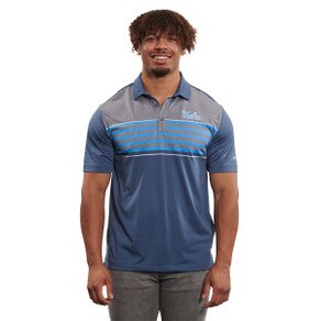 UCLA Stripe Polo Navy