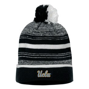 UCLA Script Striped Beanie