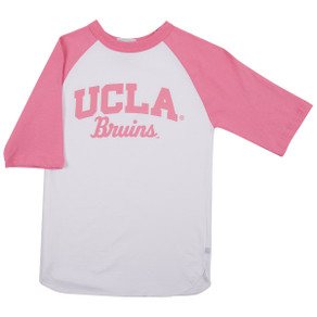 UCLA Kids Bruins Raglan Tee Pink