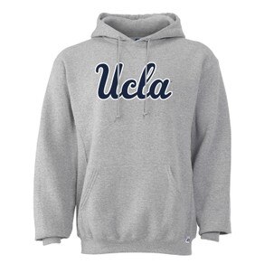 Script Applique Hooded Sweatshirt