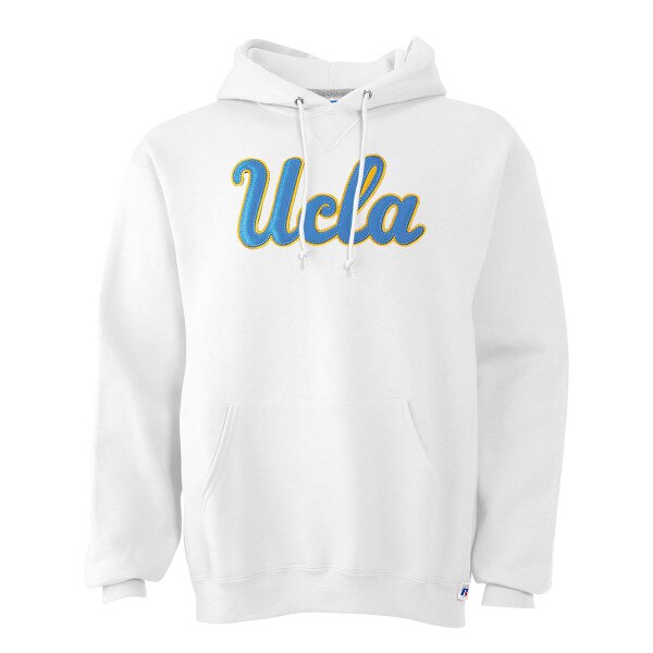 Script Applique Hooded Sweatshirt