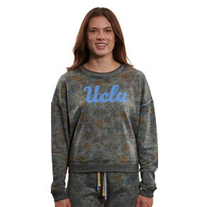 UCLA Floral Burnout Crewneck Sweat