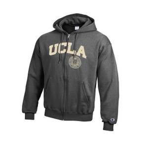 ucla seal full zip sweatshirt