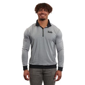 UCLA Script 1/4 Zip Active Knit