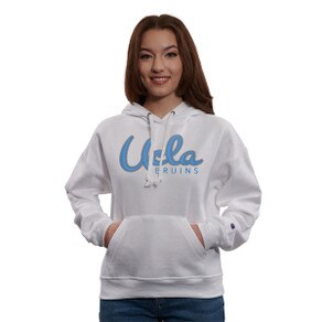 Women's League Collegiate Wear Cream UCLA Bruins All Day Midi Full-Zip Cropped Hoodie Size: Small