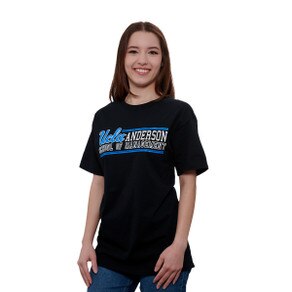 UCLA Anderson Spellout Script Tee