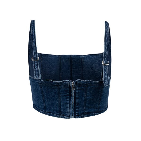 UCLA Women's Script Denim Corset