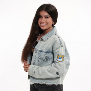 UCLA Women's Patch Applique Jean Jacket