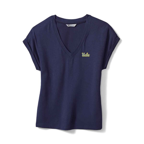 UCLA Women's Script V-Neck Tee