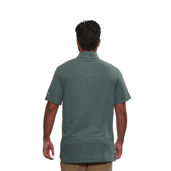 UCLA Script Heathered Polo