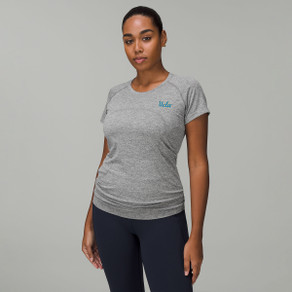 UCLA Women's Swiftly Tech T-Shirt - Slate
