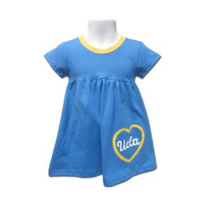 UCLA Toddler Script Heart Dress