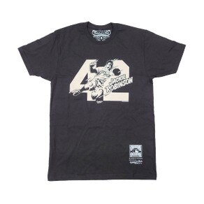 Jackie Robinson Sliding 42 Tee Dodgers