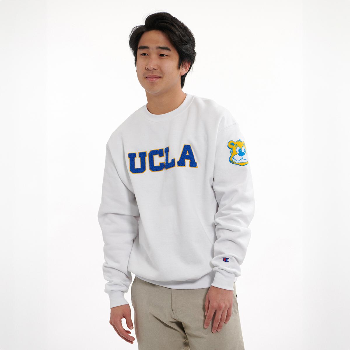 UCLA Chenille Block Retro Joe Sleeve Crewneck Sweatshirt