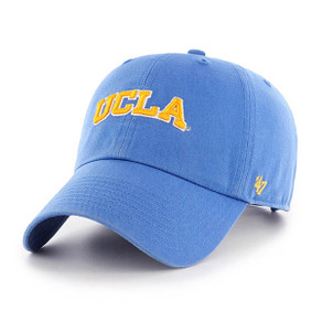 UCLA baseball cap, blue hat