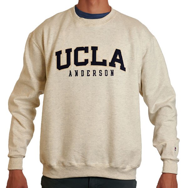 UCLA Anderson Twill Crew Oatmeal