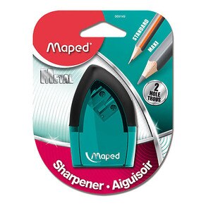 Tonic Metal 2-Hole Pencil Sharpener, Canister