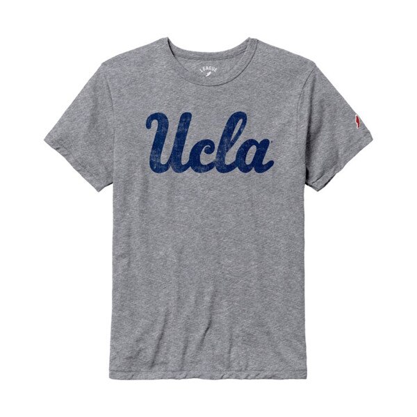 ucla gray t-shirt, script t-shirt