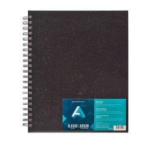 Sketch Books Spiral-Bound 8.5 x 11 - 80 sheets (160 pages)