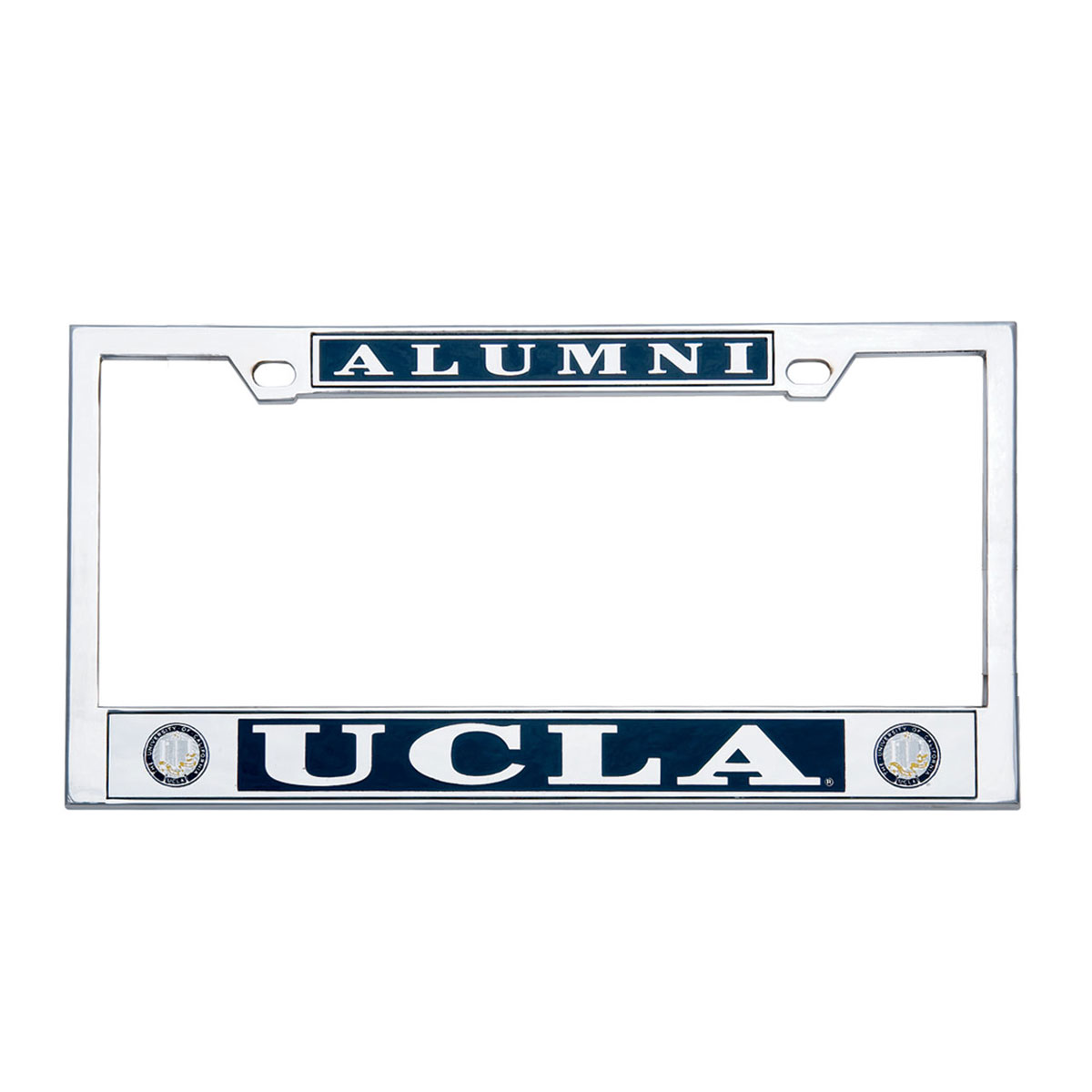 UCLA Alumni License Frame, silver