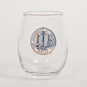UCLA Script Stemless Wine Glass