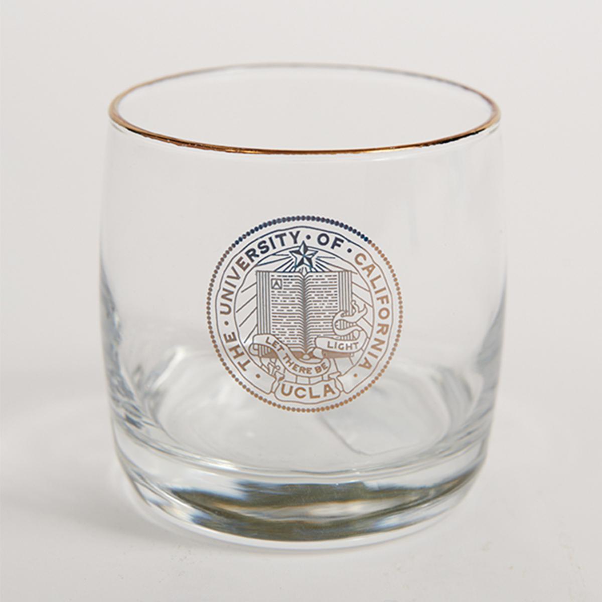 UCLA Seal Rocks Glass