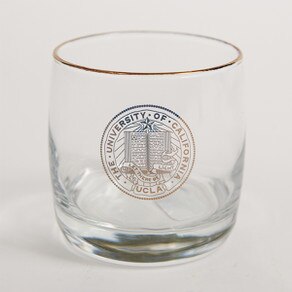 UCLA Seal Rocks Glass