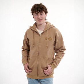 UCLA Puffed Embroidery Full Zip Hooded Sweatshirt Sweatshirt