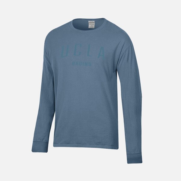 UCLA 3D Tonal Embroidered Long Sleeve Tee